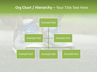 Marathon Human Finger Lace PowerPoint Template