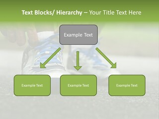 Marathon Human Finger Lace PowerPoint Template