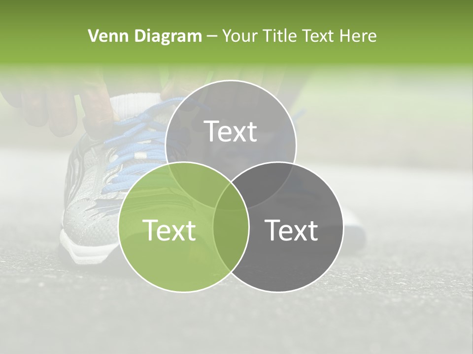 Marathon Human Finger Lace PowerPoint Template