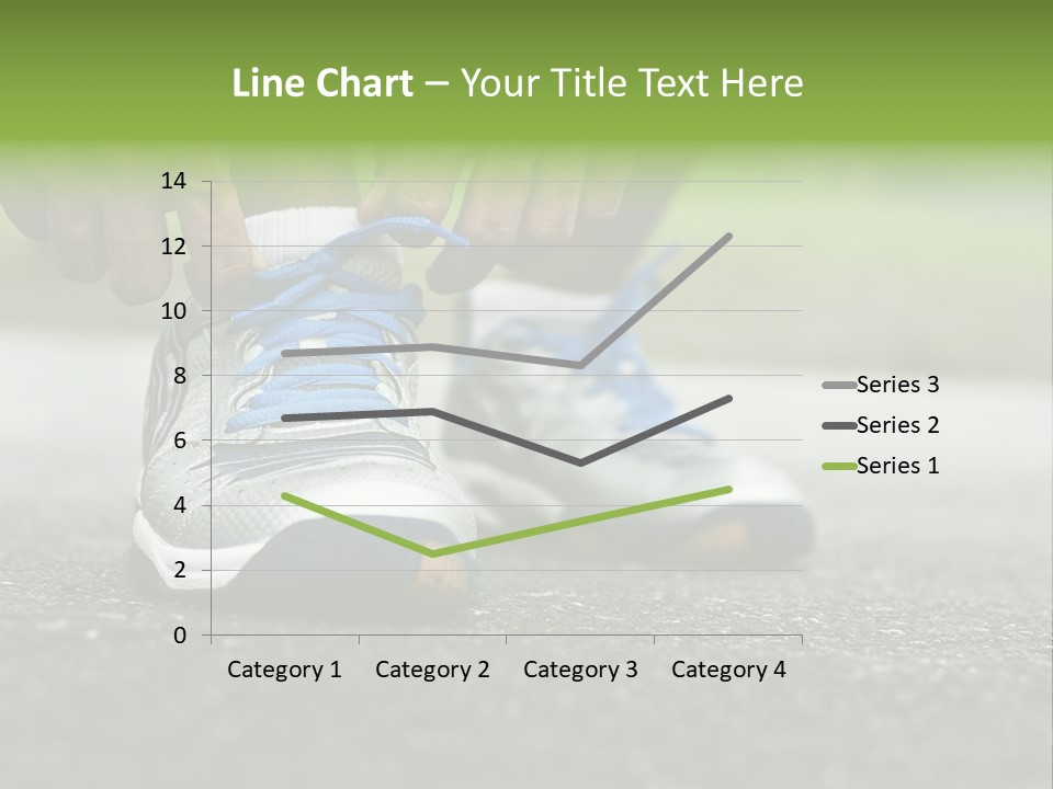 Marathon Human Finger Lace PowerPoint Template