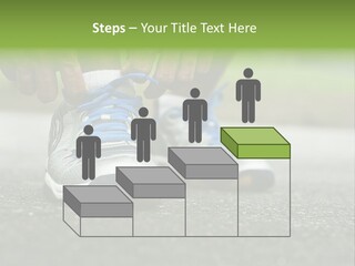 Marathon Human Finger Lace PowerPoint Template