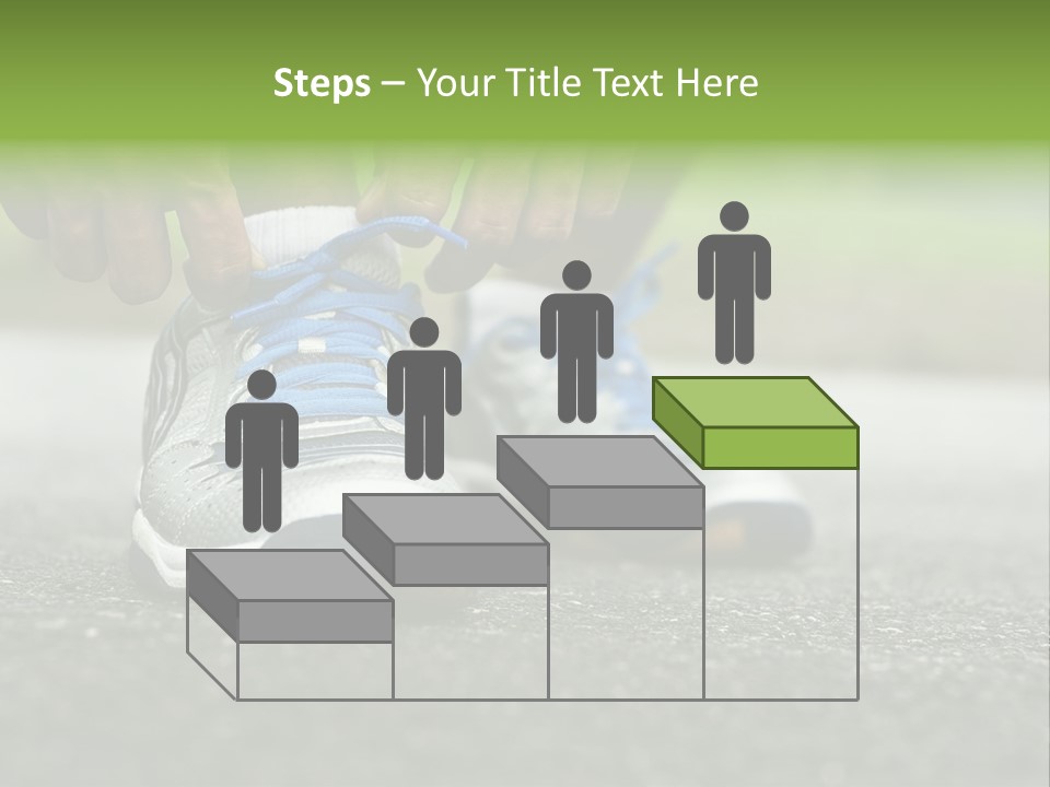 Marathon Human Finger Lace PowerPoint Template