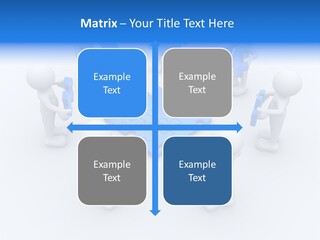 Group White Partnership PowerPoint Template