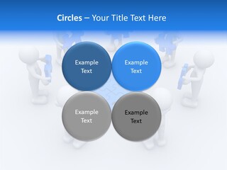 Group White Partnership PowerPoint Template