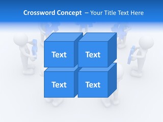 Group White Partnership PowerPoint Template