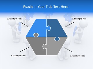 Group White Partnership PowerPoint Template