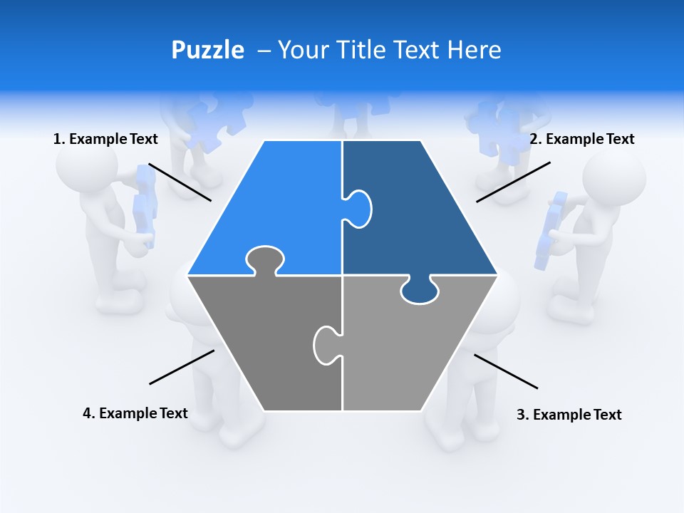 Group White Partnership PowerPoint Template