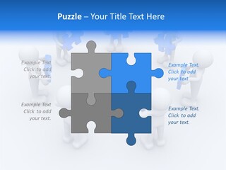 Group White Partnership PowerPoint Template