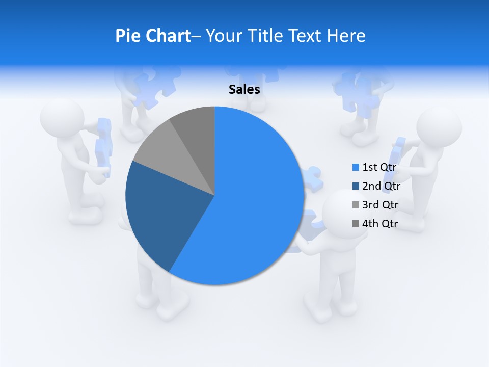 Group White Partnership PowerPoint Template