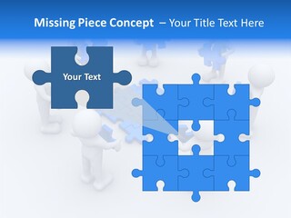 Group White Partnership PowerPoint Template