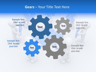 Group White Partnership PowerPoint Template