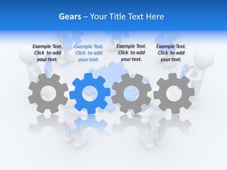 Group White Partnership PowerPoint Template