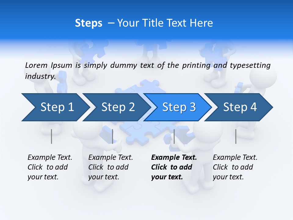Group White Partnership PowerPoint Template