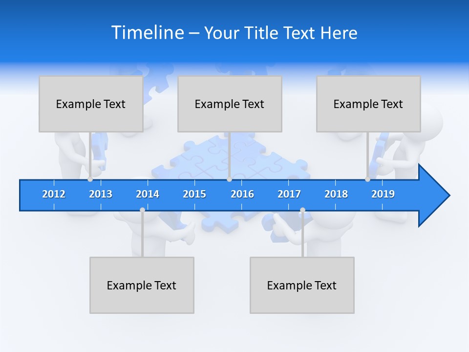 Group White Partnership PowerPoint Template