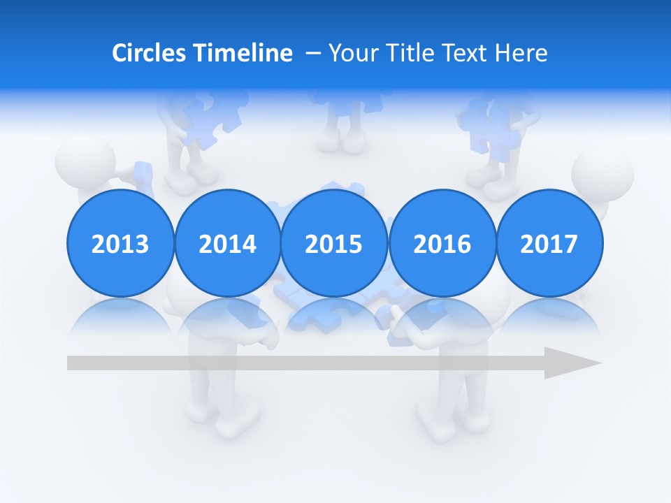 Group White Partnership PowerPoint Template