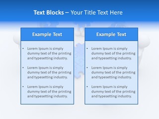 Group White Partnership PowerPoint Template