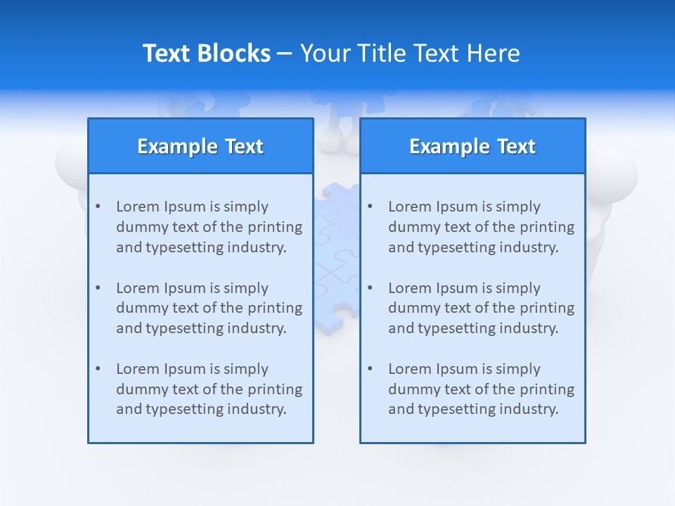 Group White Partnership PowerPoint Template