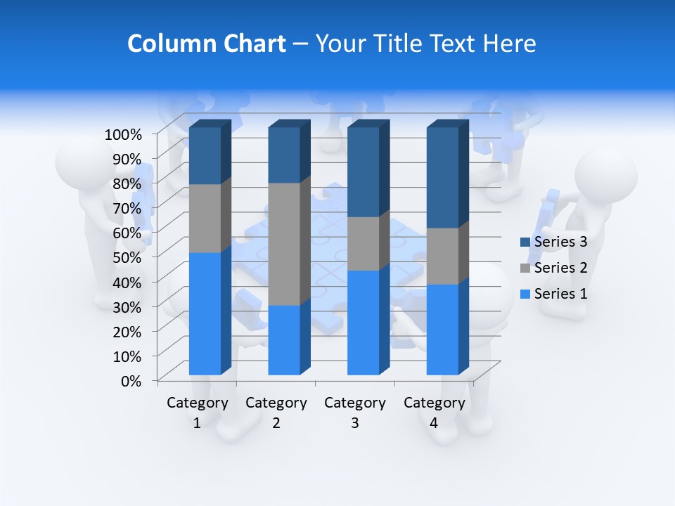 Group White Partnership PowerPoint Template