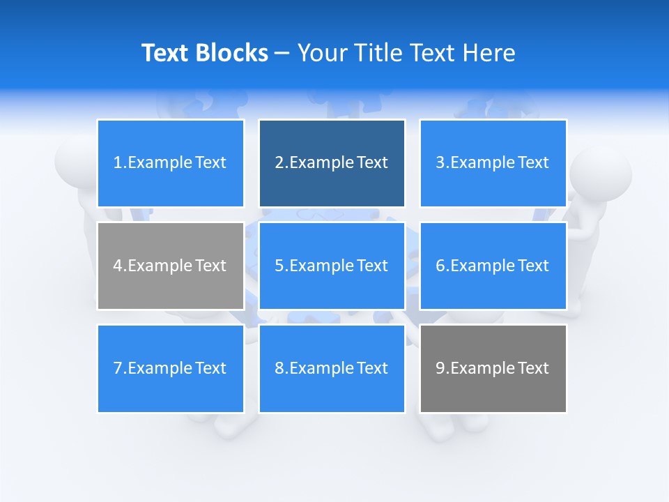 Group White Partnership PowerPoint Template