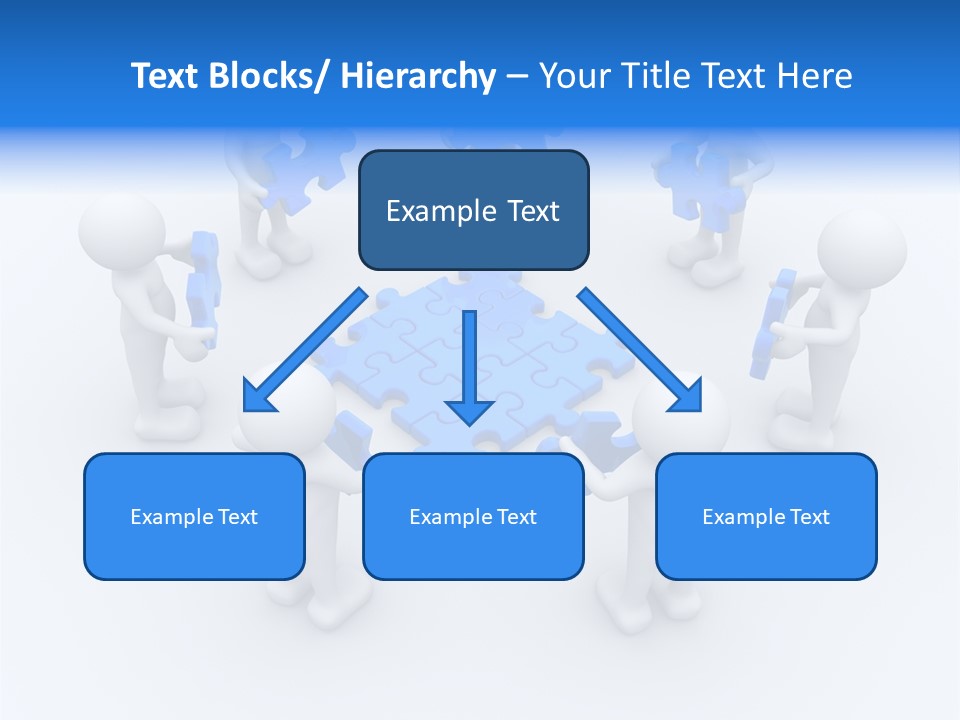 Group White Partnership PowerPoint Template