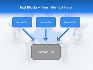 Group White Partnership PowerPoint Template