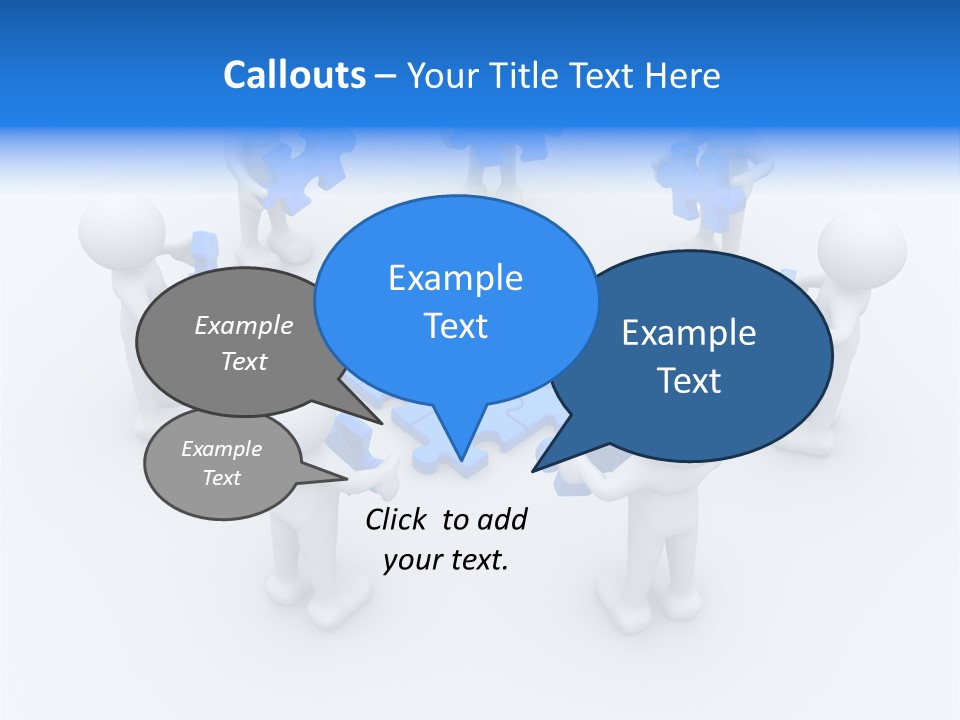 Group White Partnership PowerPoint Template