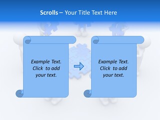 Group White Partnership PowerPoint Template