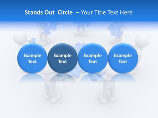 Group White Partnership PowerPoint Template