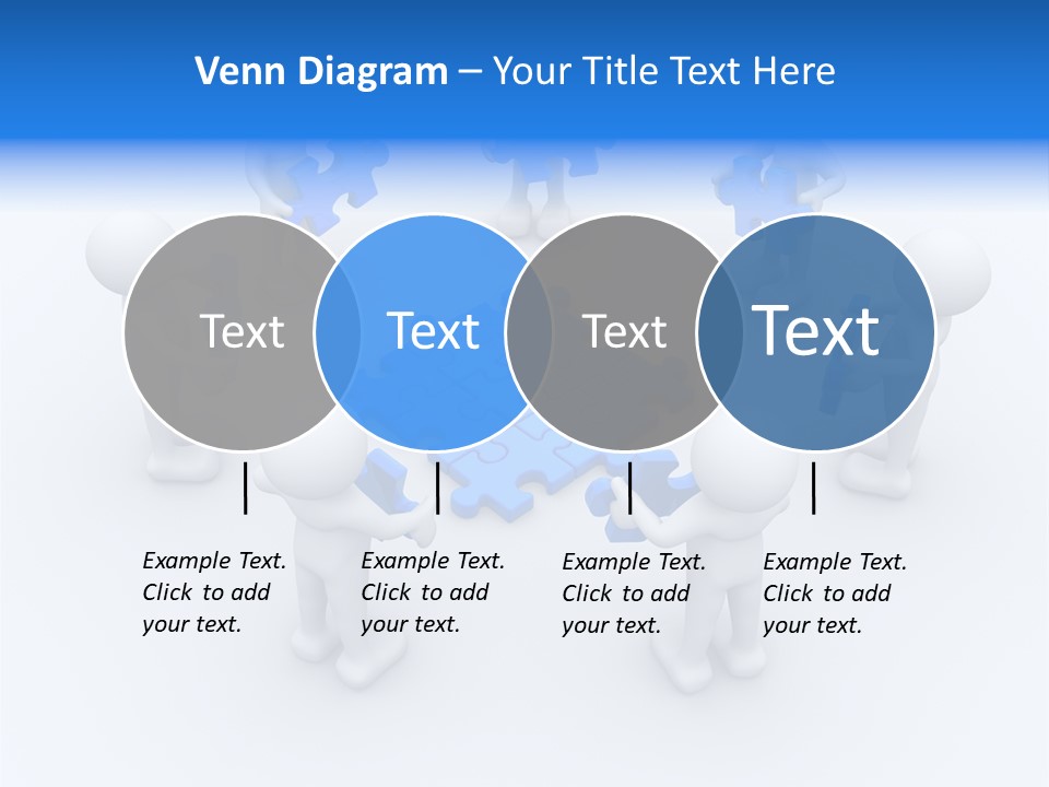 Group White Partnership PowerPoint Template
