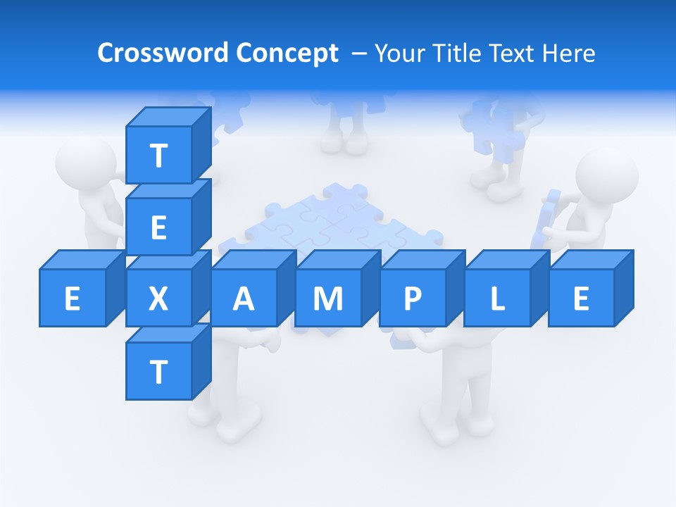 Group White Partnership PowerPoint Template