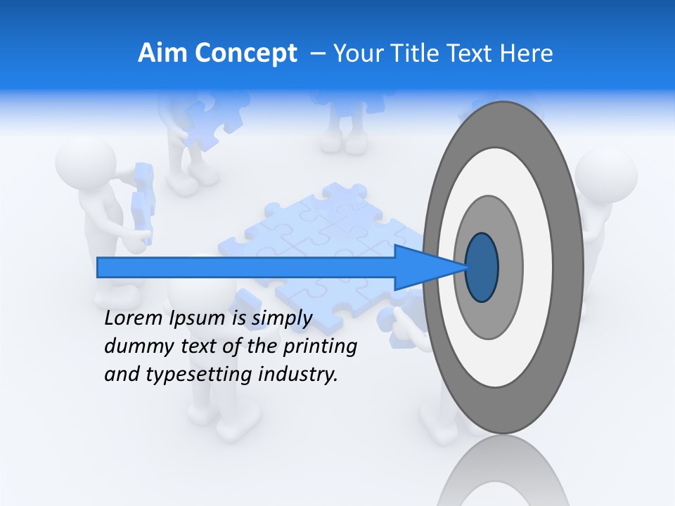 Group White Partnership PowerPoint Template