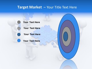 Group White Partnership PowerPoint Template