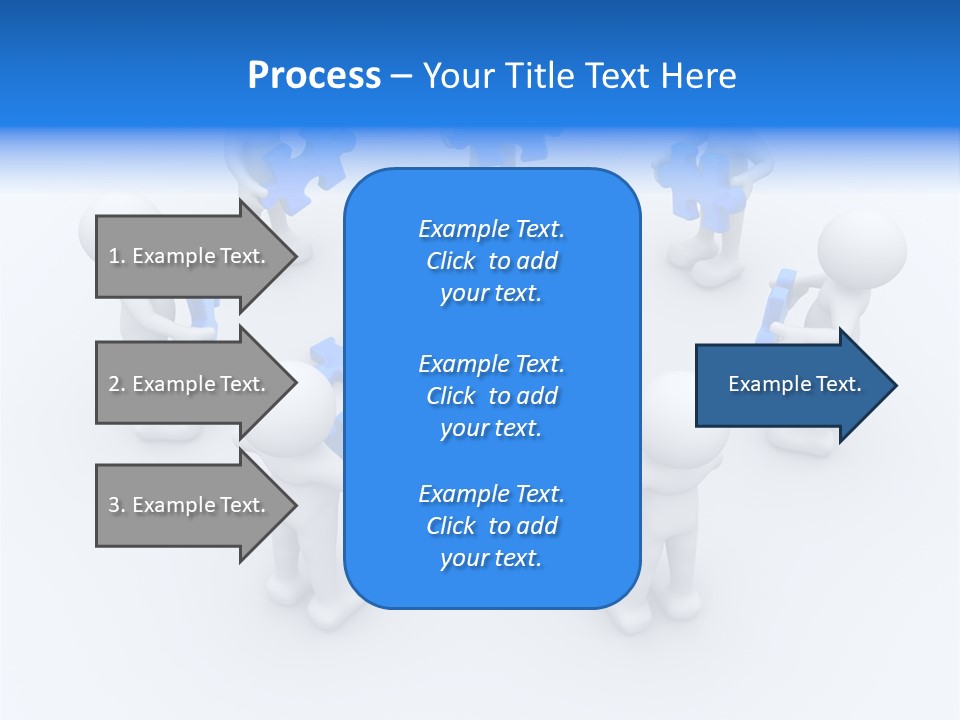 Group White Partnership PowerPoint Template