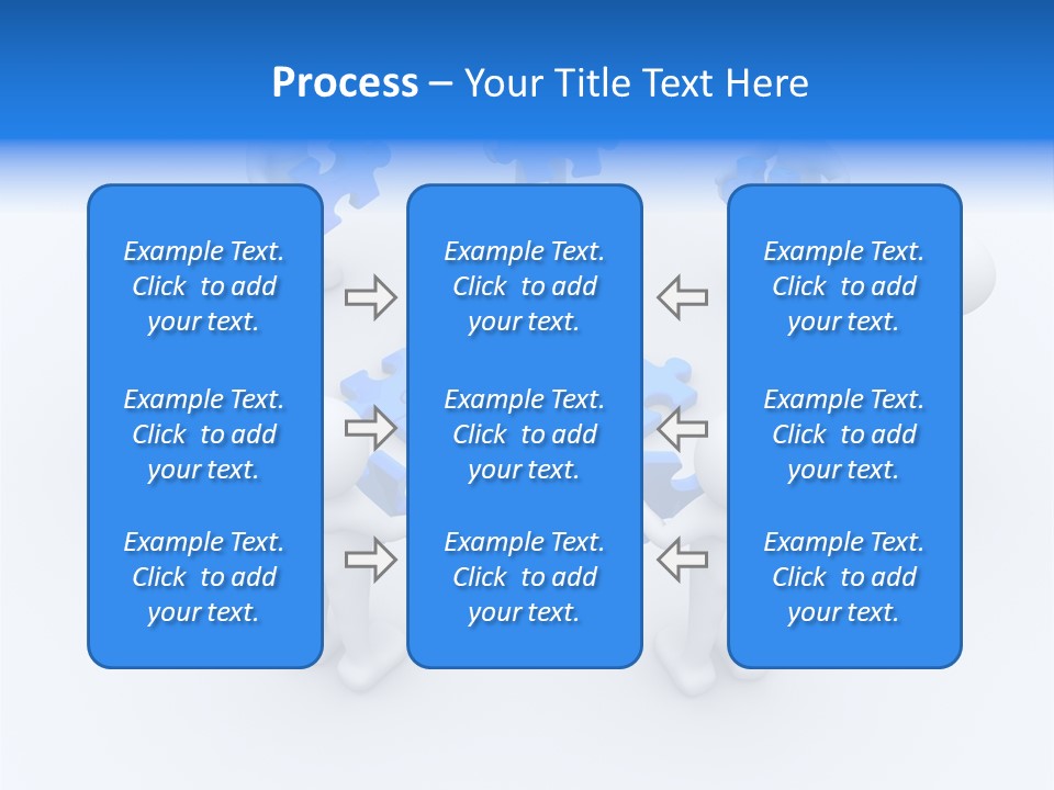 Group White Partnership PowerPoint Template
