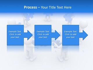 Group White Partnership PowerPoint Template