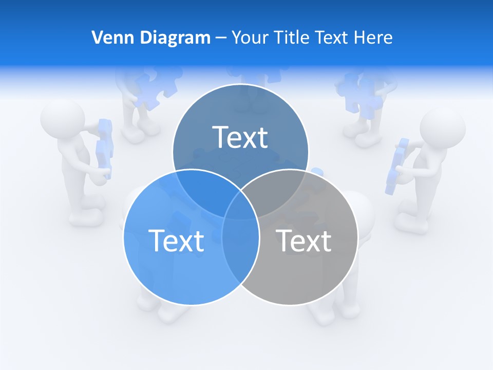 Group White Partnership PowerPoint Template