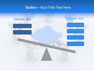 Group White Partnership PowerPoint Template