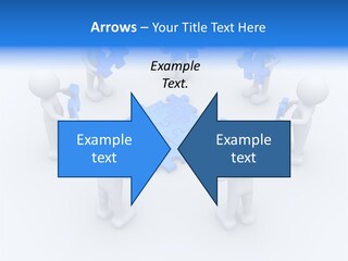 Group White Partnership PowerPoint Template
