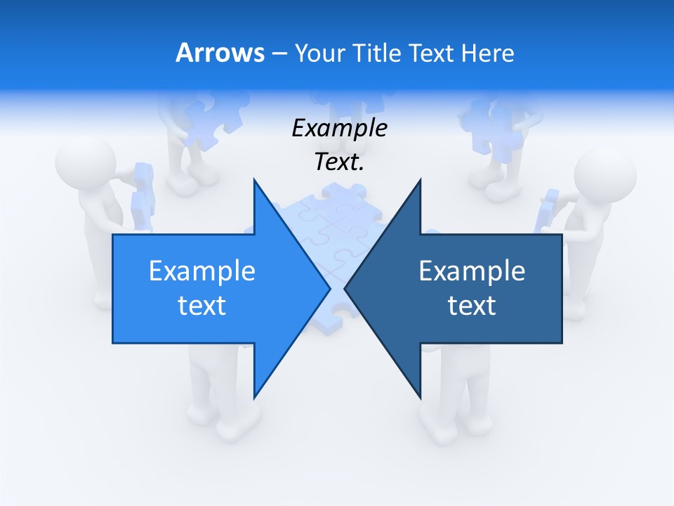Group White Partnership PowerPoint Template