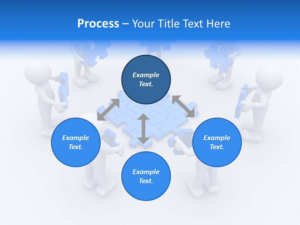 Group White Partnership PowerPoint Template