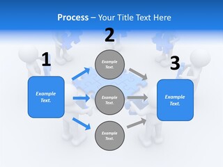 Group White Partnership PowerPoint Template