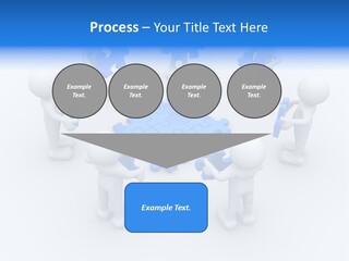 Group White Partnership PowerPoint Template