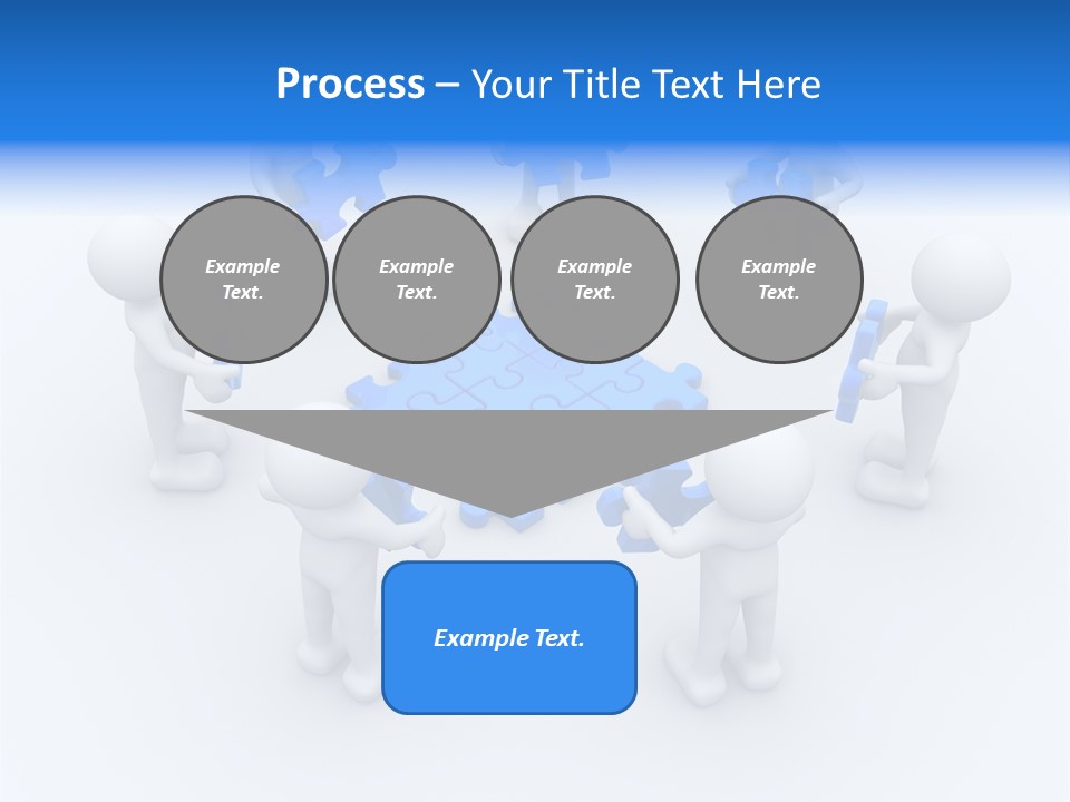 Group White Partnership PowerPoint Template