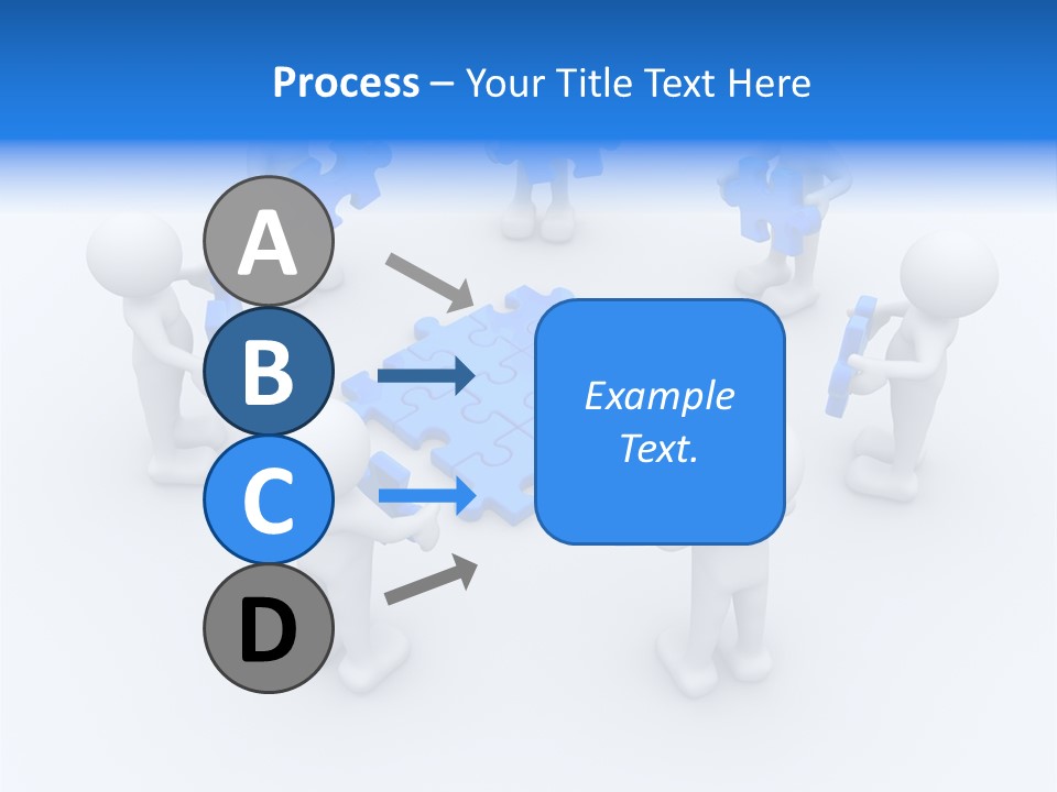 Group White Partnership PowerPoint Template