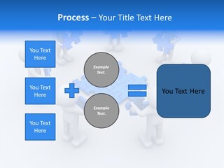 Group White Partnership PowerPoint Template