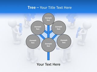 Group White Partnership PowerPoint Template