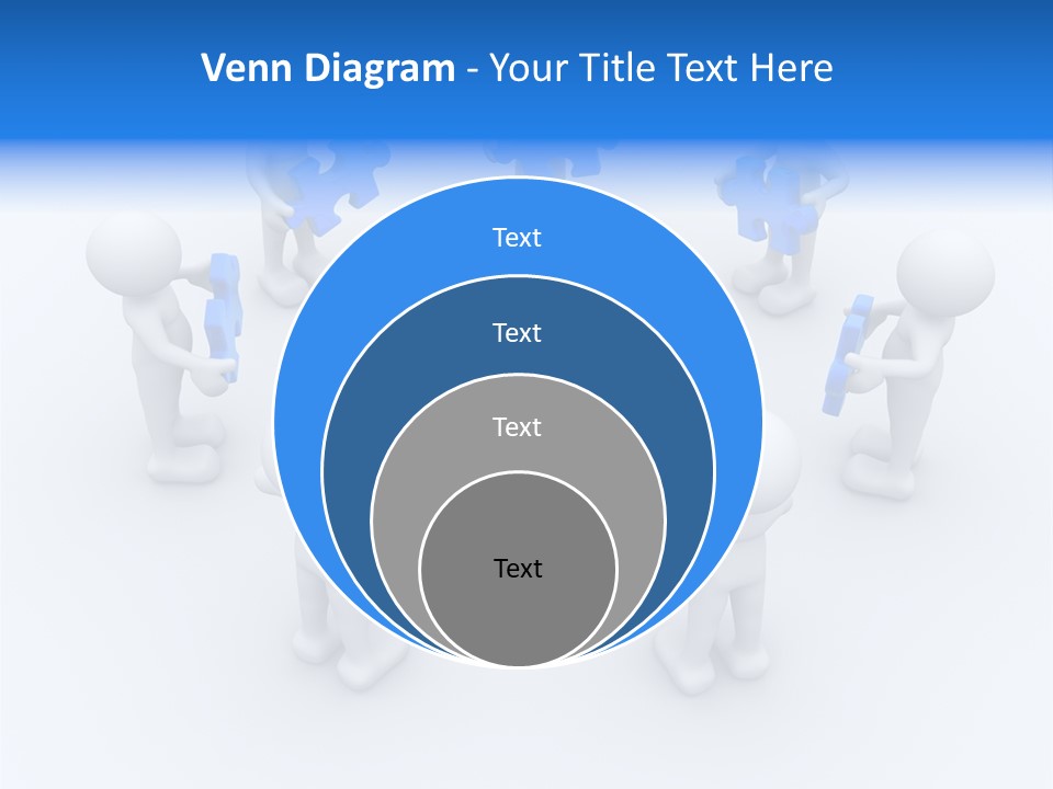 Group White Partnership PowerPoint Template