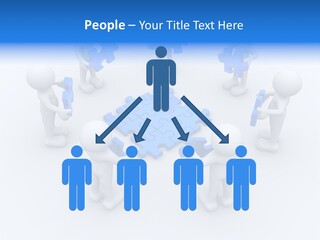 Group White Partnership PowerPoint Template