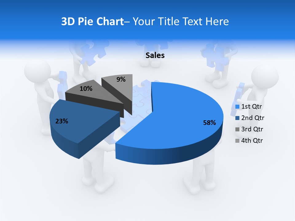 Group White Partnership PowerPoint Template