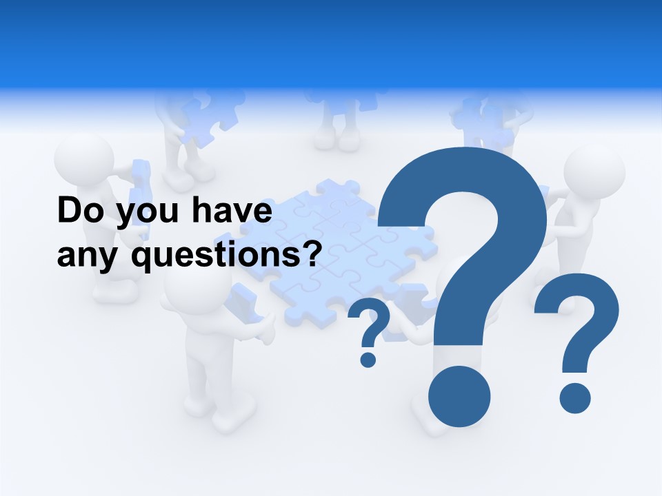 Group White Partnership PowerPoint Template